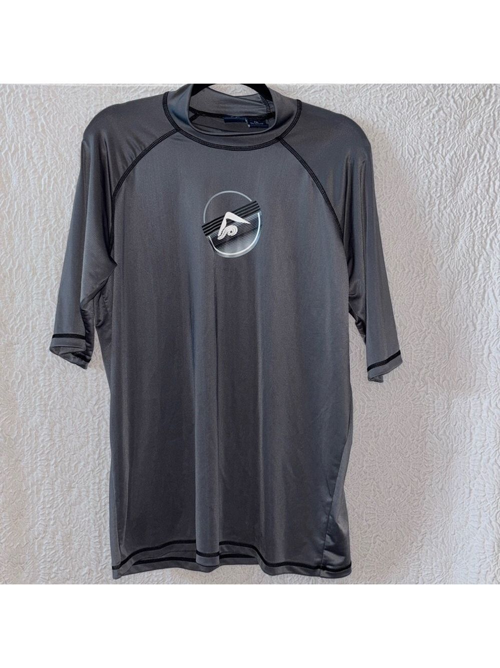 OKAMI Surf Rashguard 1/4 Sleeve Mock Neck Shirt